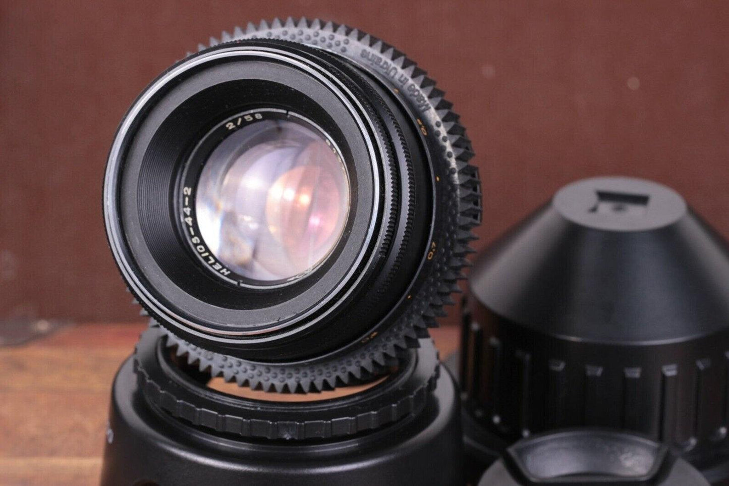 Anamorphic Helios 44-2 Lens Soviet Cine Mod with adapter PL mount.