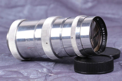 Wide Soviet lens Jupiter-11 1:4 F=135mm For Leica telephoto lens M39 Screw mount