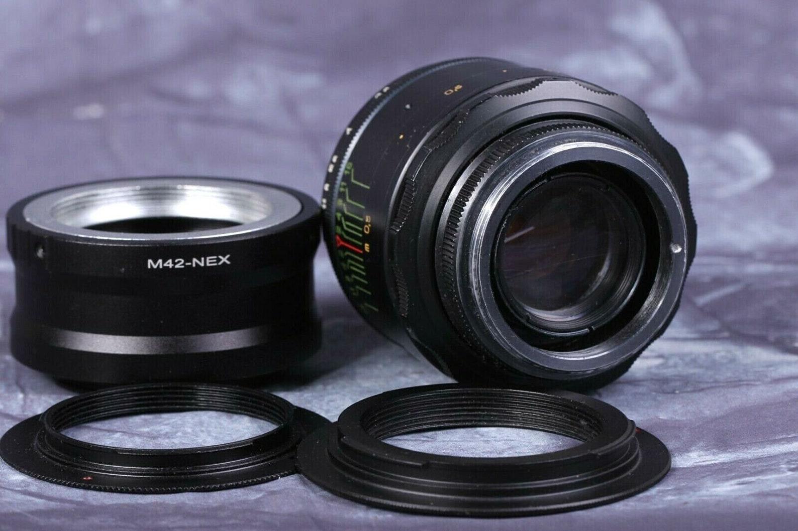 Helios-44-2 58mm F2 Bokeh Portrait Lens DSLR Soviet with SONY NEX