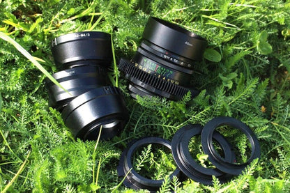 Anamorphic lens Helios 44-2 58mm f/2.0 Cine mod Canon EF mount, Sony NEX and more.