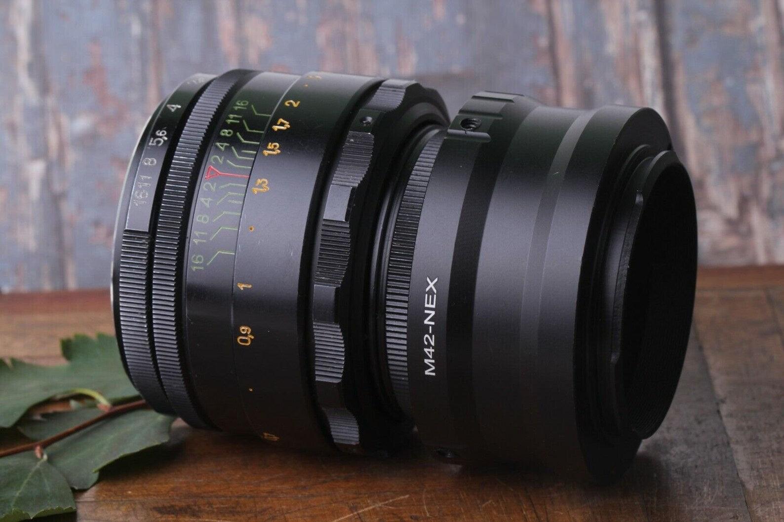KMZ Helios 44 -2 Lens DSLR Bokeh Modified with Sony Nex adaptor