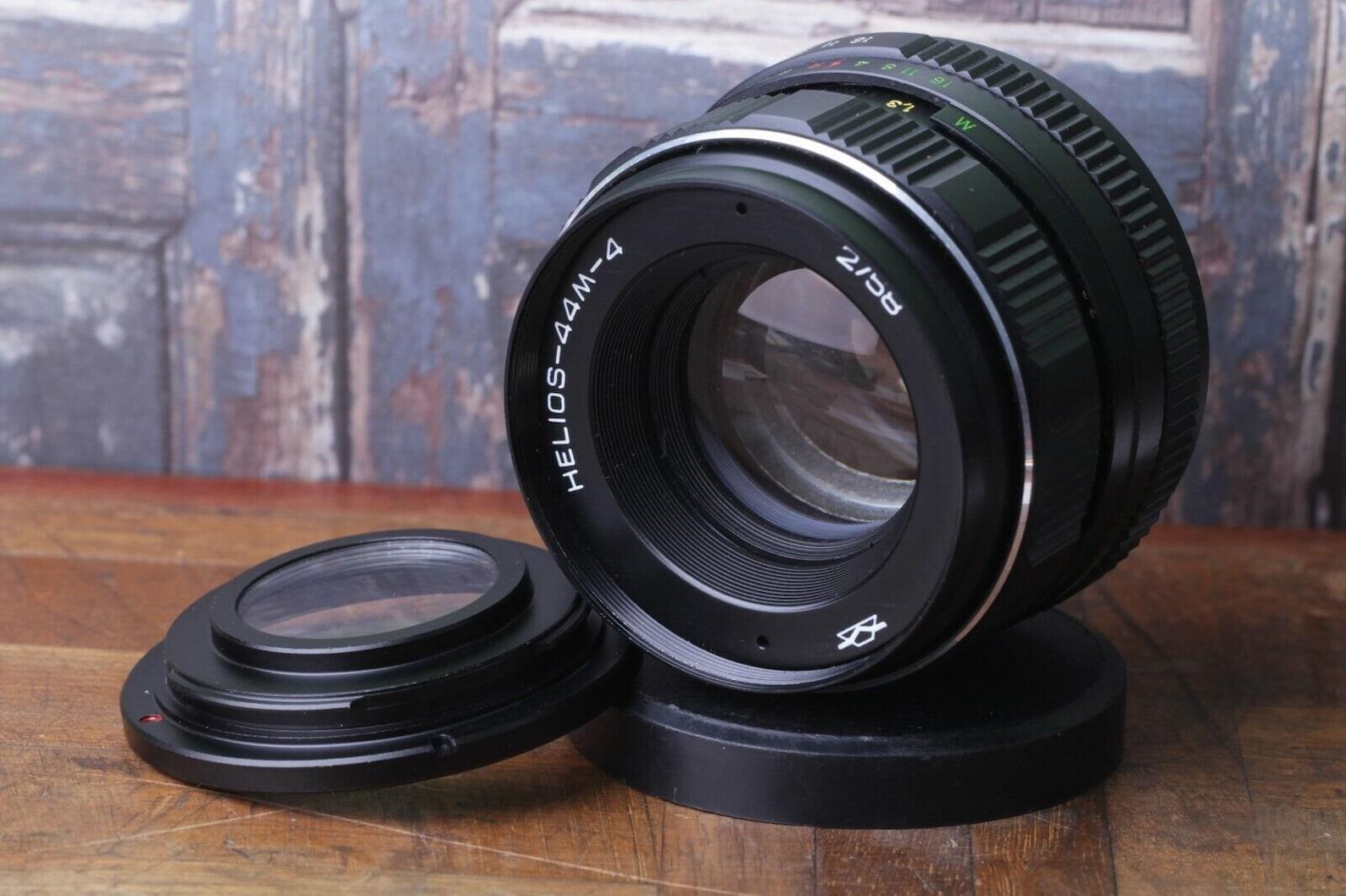 Original Helios 44M-4 Bokeh Portrait Lens Russian 58mm M42 with any adaptor