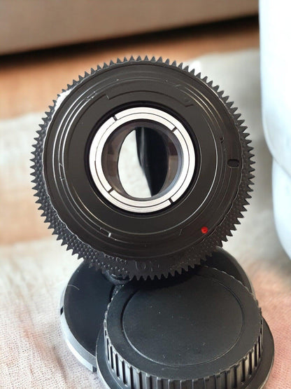 Anamorphic Helios 44M Lens Soviet Cine Mod with Canon EF mount for Canon EOS