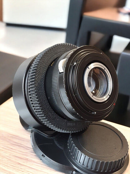 Anamorphic Helios 44M Lens Soviet Cine Mod with Canon EF mount for Canon EOS