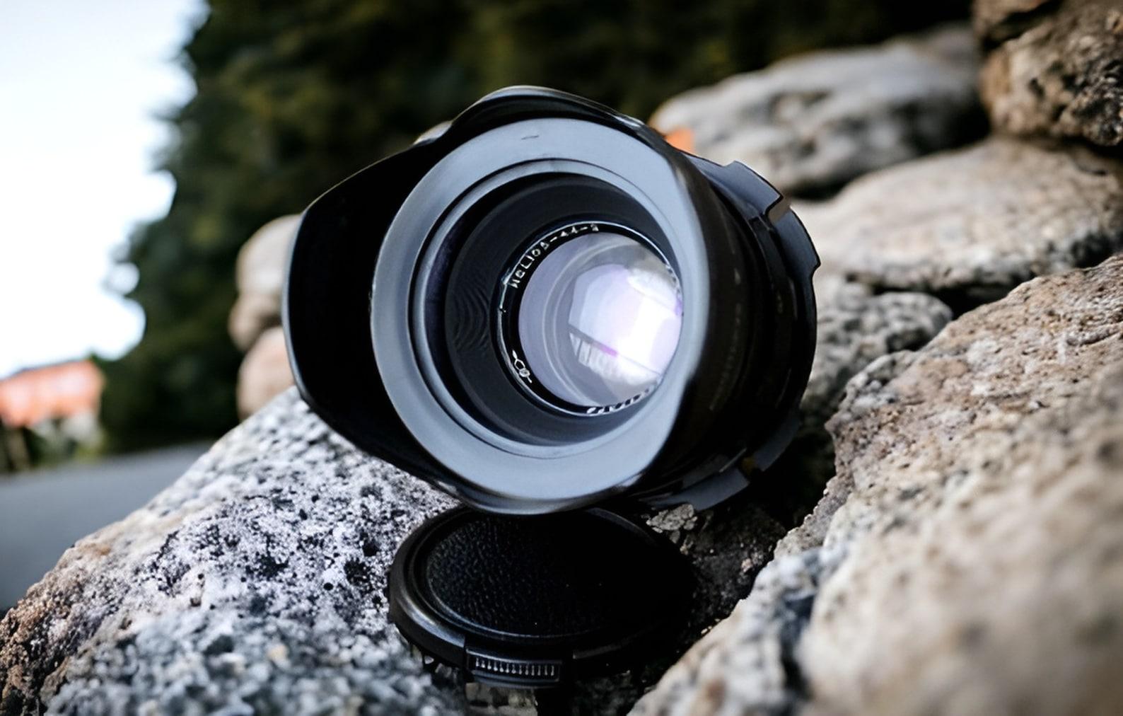 4K Anamorphic Helios 44-2 Lens Soviet Cinema Mod USSR Retro with Sony NEX E-mount