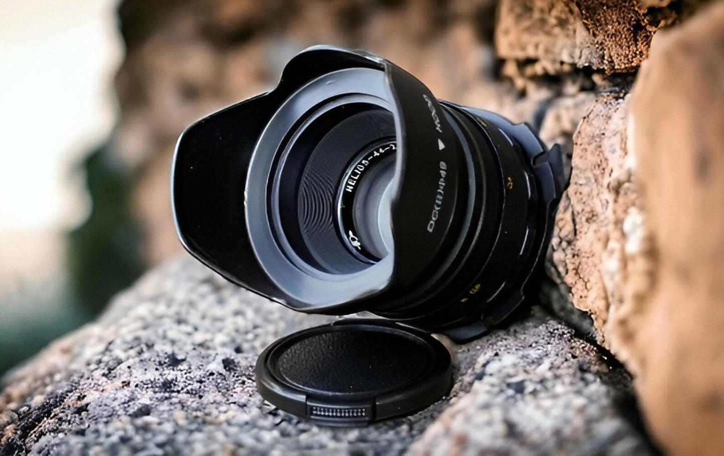 4K Anamorphic Helios 44-2 Lens Soviet Cinema Mod USSR Retro with Sony NEX E-mount