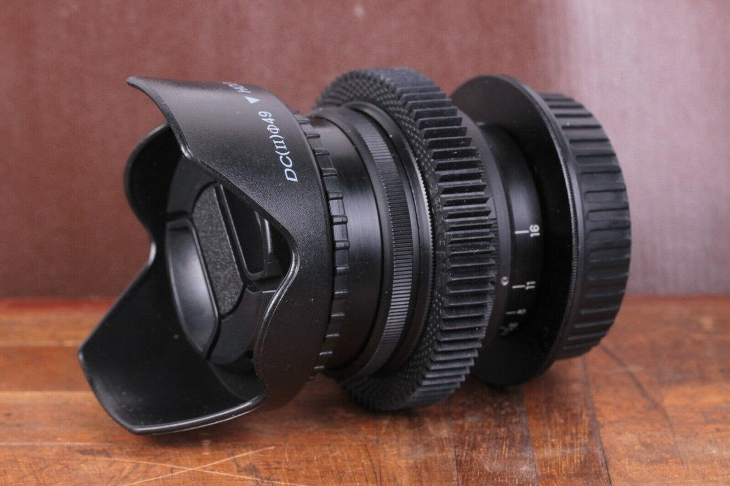 Anamorphic Mir-1B 1V 37mm f/2.8 Wide Soviet USSR lens with any adaptor of your choice.
