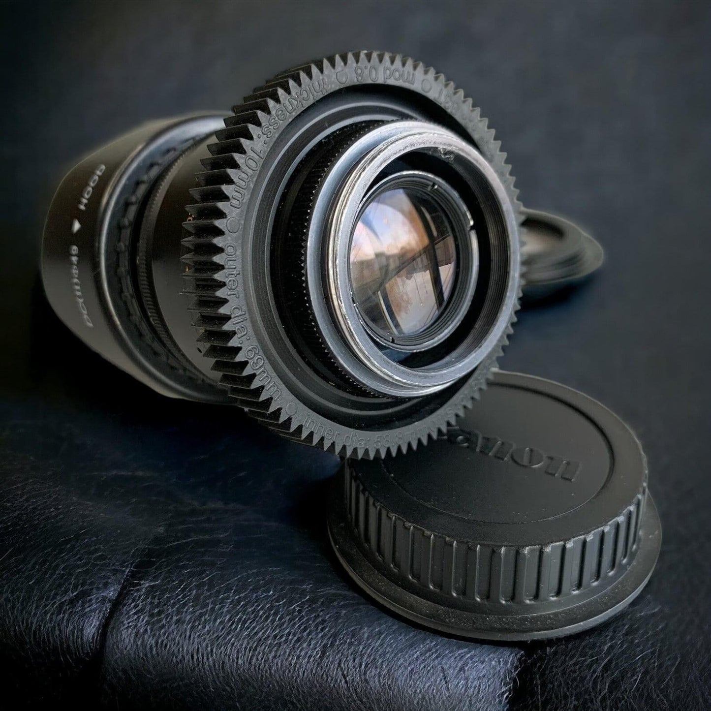 Anamorphic Helios 44-2 Lens Wine Mod EF mount Soviet USSR