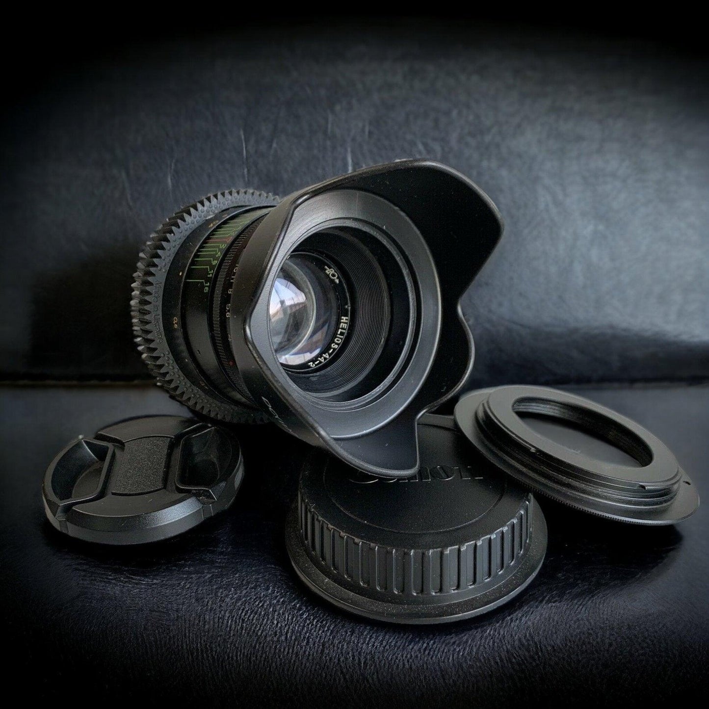 Anamorphic Helios 44-2 Lens Wine Mod EF mount Soviet USSR