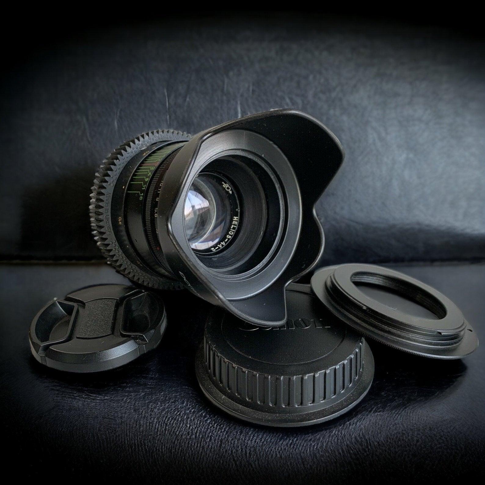 Anamorphic Helios 44-2 Lens Wine Mod EF mount Soviet USSR