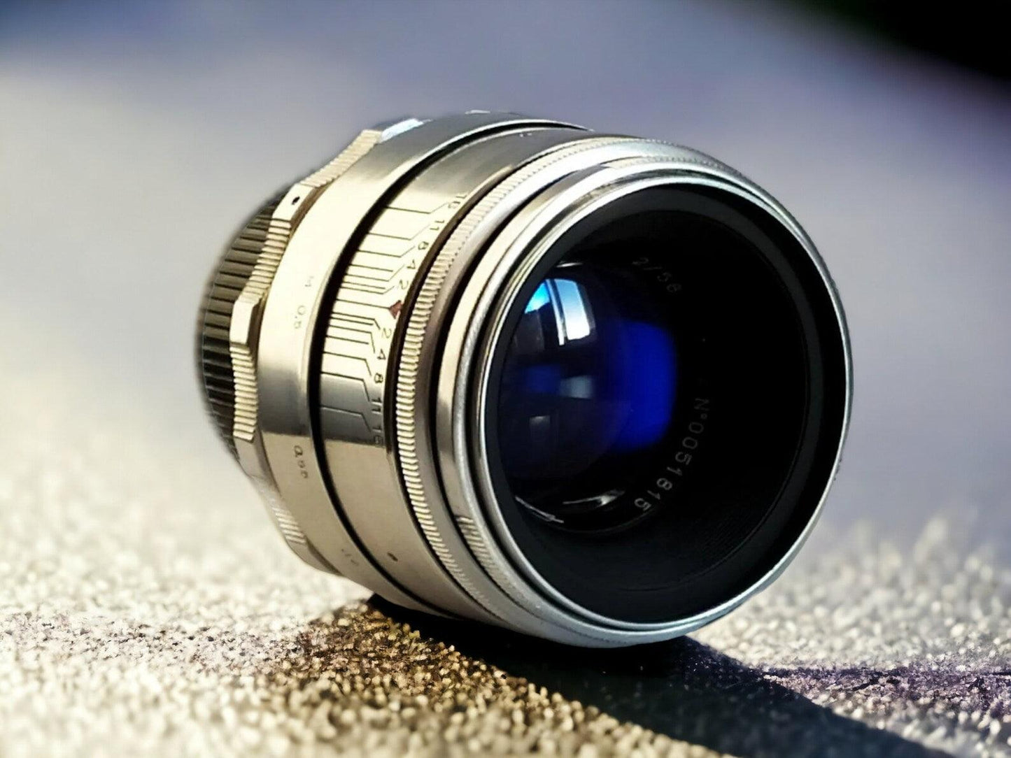 Helios 44 58mm Lens M39 mount M42 Vintage Soviet Wine Mod