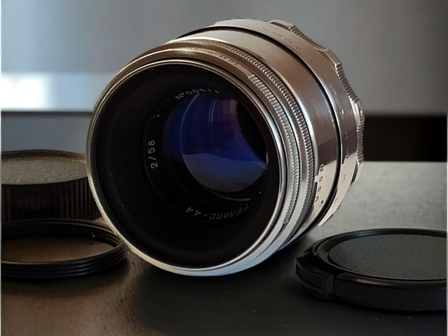 Helios 44 58mm Lens M39 mount M42 Vintage Soviet Wine Mod