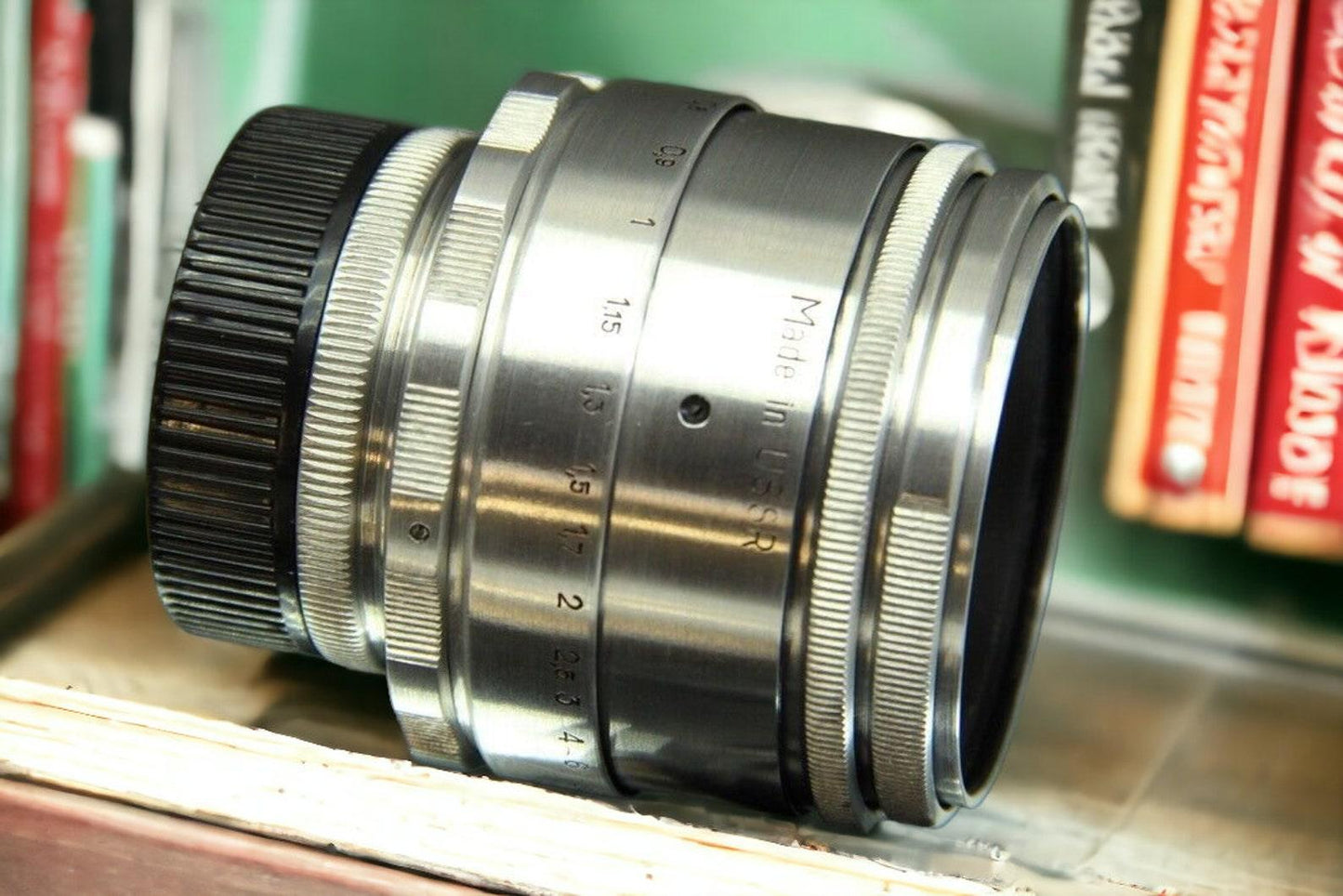 Anamorphic Lens Helios 44-2 58mm Wine Mod Silver with any adaptor on your choice.