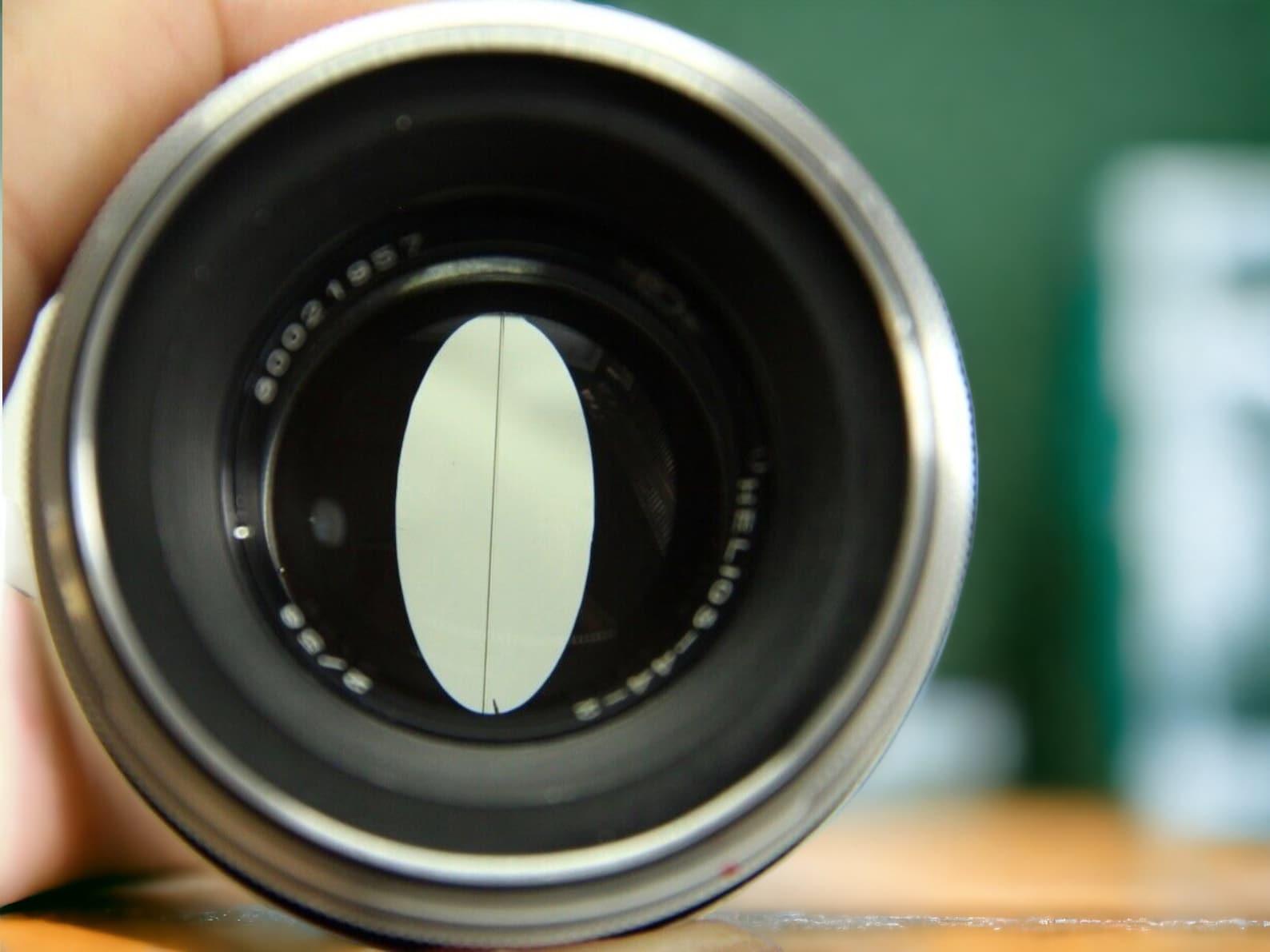 Anamorphic Lens Helios 44-2 58mm Wine Mod Silver with any adaptor on your choice.