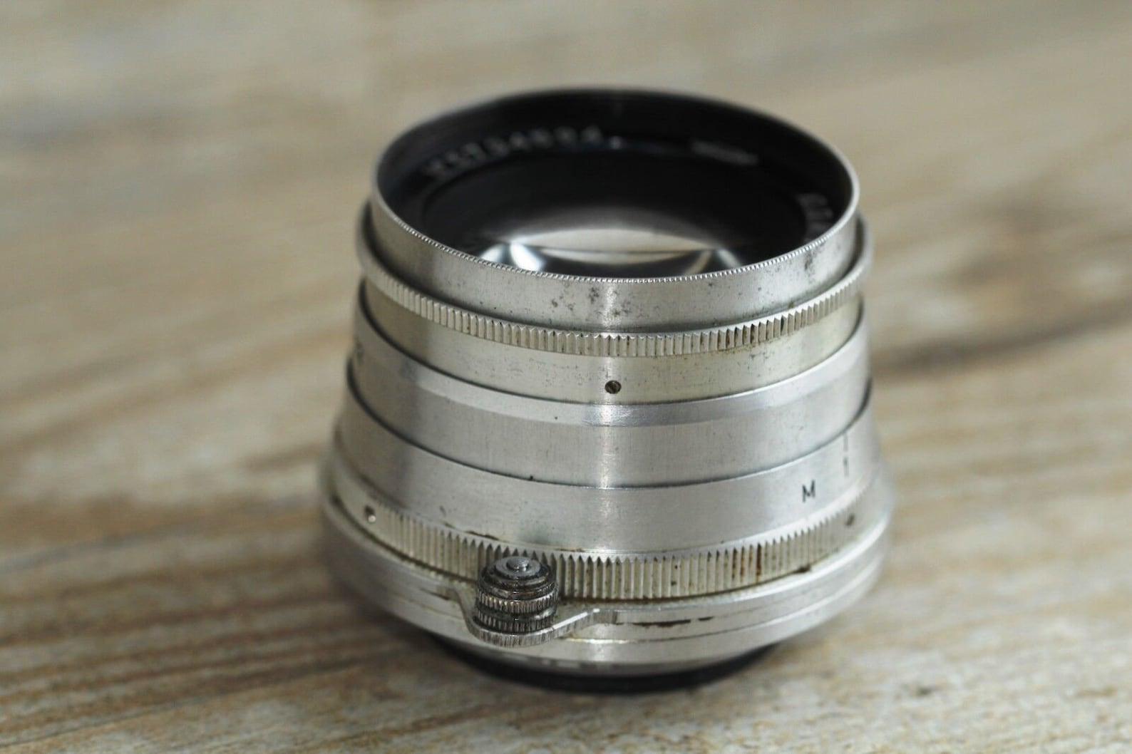 Jupiter-8 50mm Leica Lens USSR Soviet M39 Leica Screw Mount and Leica Adapter
