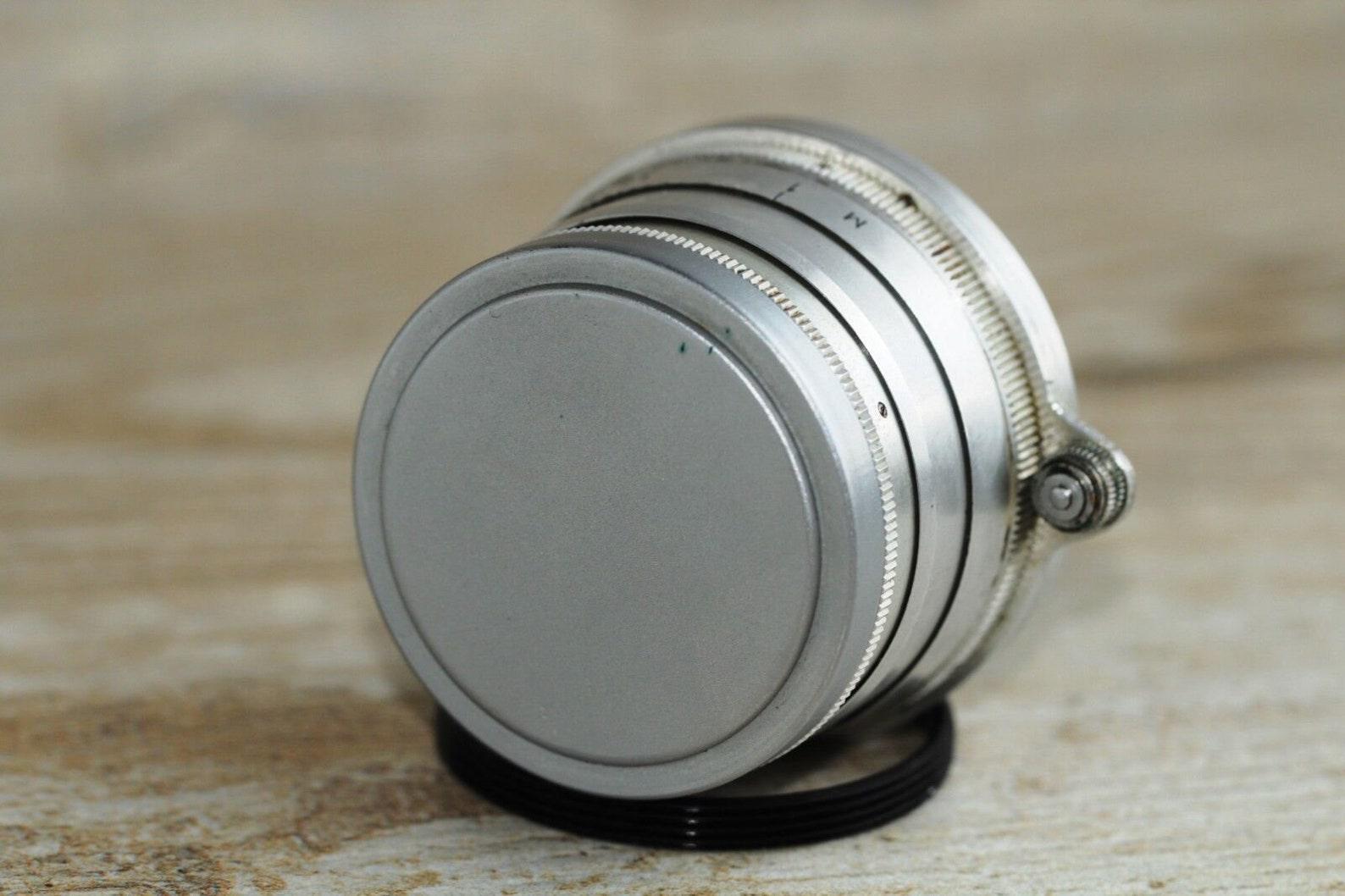 Jupiter-8 50mm Leica Lens USSR Soviet M39 Leica Screw Mount and Leica Adapter