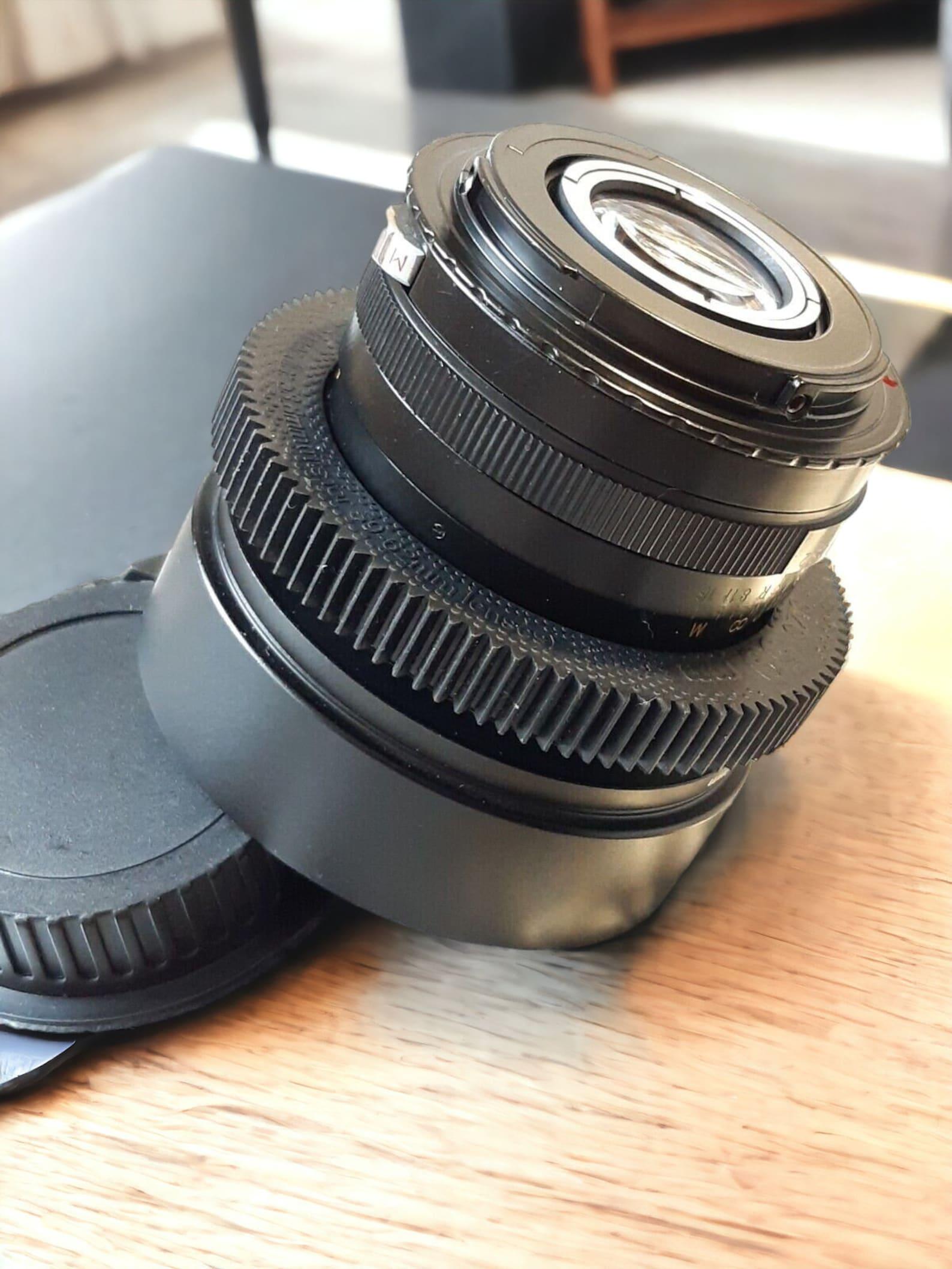 Anamorphic Helios 44M Lens Soviet Cine Mod with Canon EF mount for Canon EOS