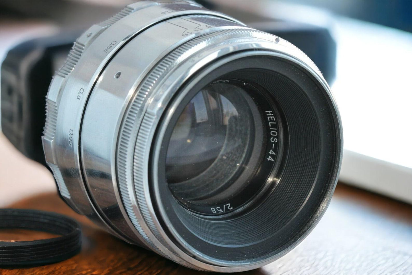Helios 44 2/58 Silver Lens M39 M42 Bokeh Portrait SLR Soviet