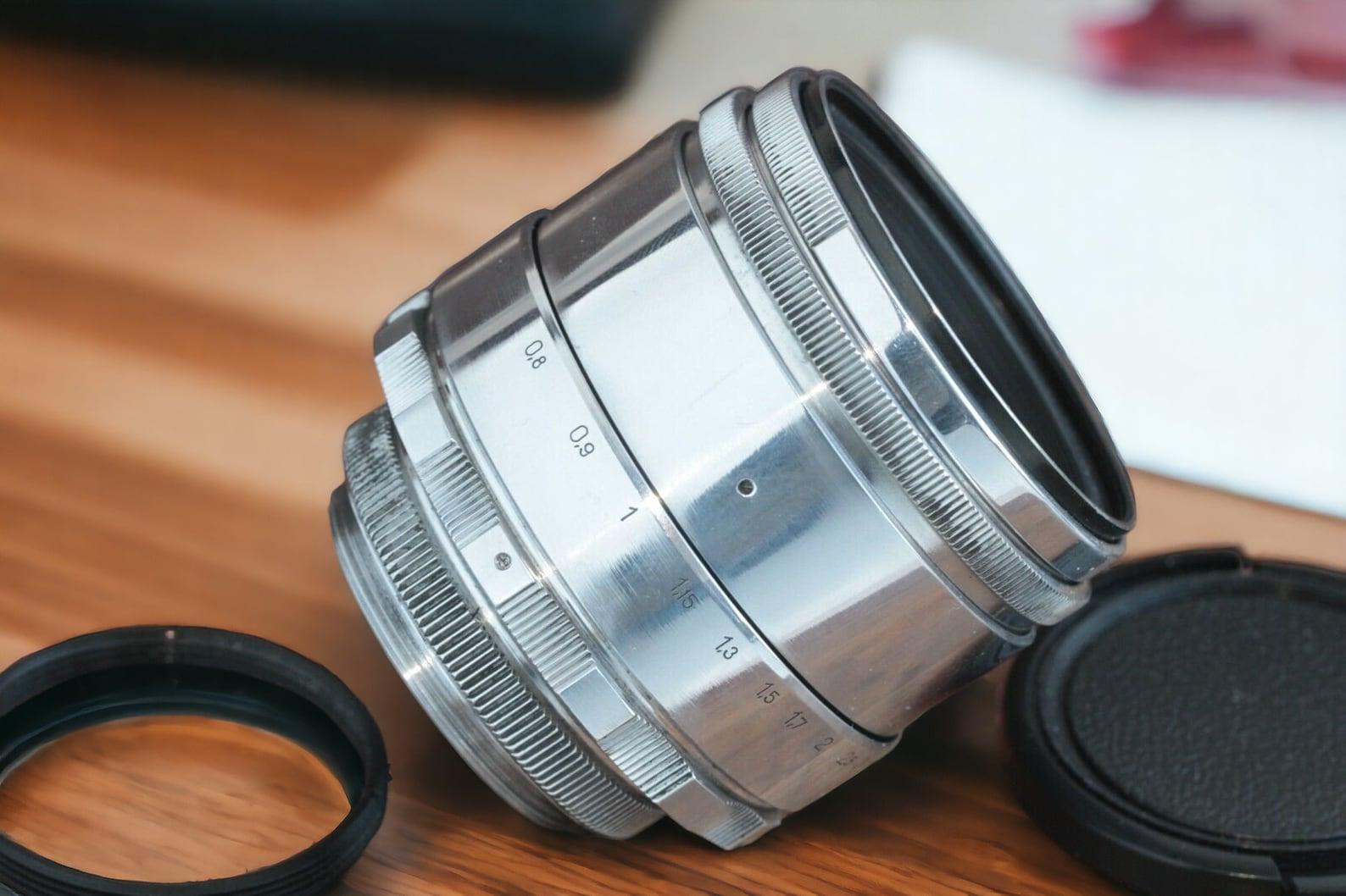 Helios 44 2/58 Silver Lens M39 M42 Bokeh Portrait SLR Soviet