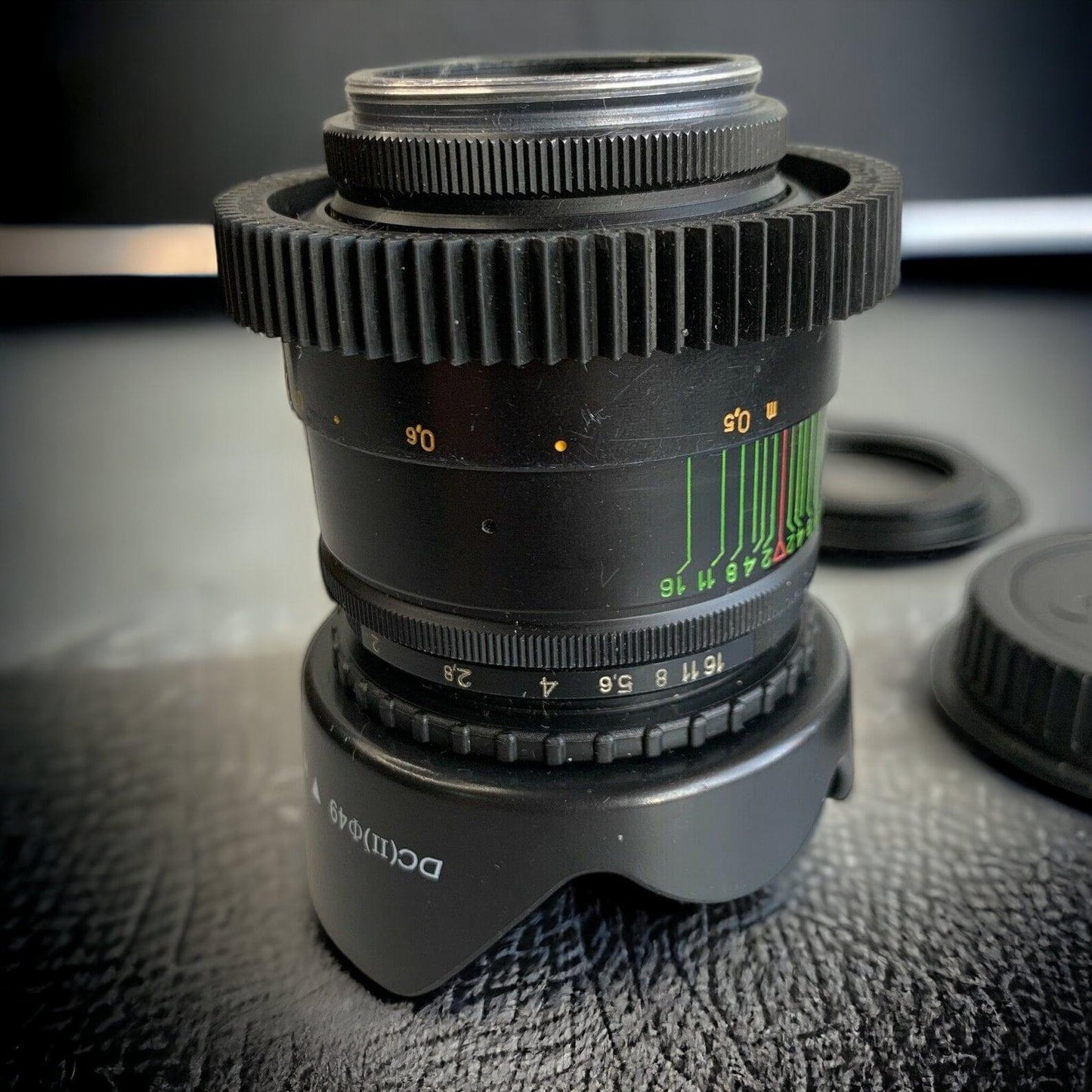 Anamorphic Helios 44-2 Lens Wine Mod EF mount Soviet USSR