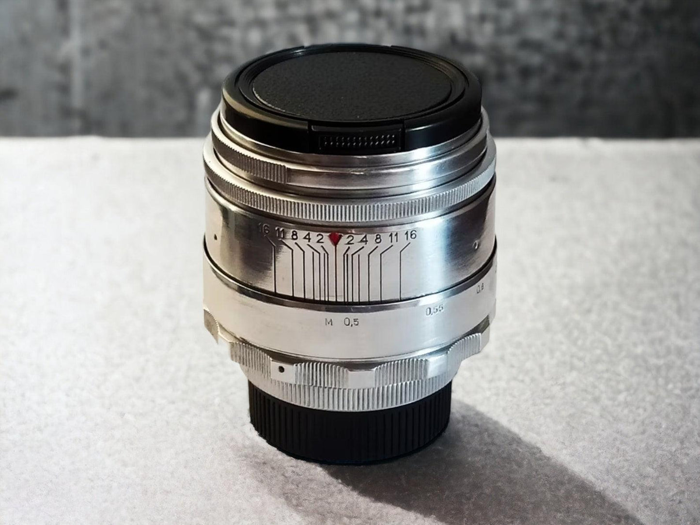 Helios 44 58mm Lens M39 mount M42 Vintage Soviet Wine Mod