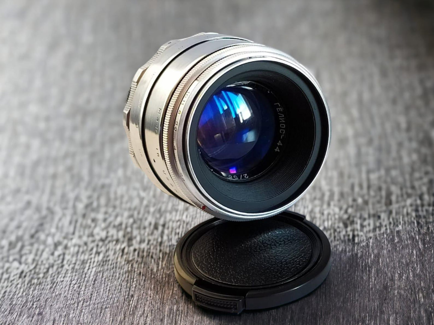 Helios 44 58mm Lens M39 mount M42 Vintage Soviet Wine Mod