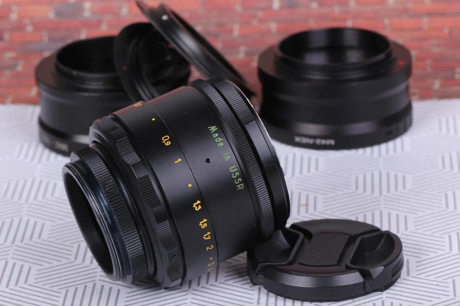 Original Helios 44-2 Lens Soviet USSR Vintage with any adapter on your choice.