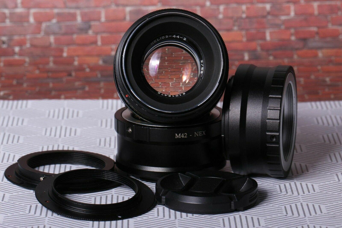 Original Helios 44-2 Lens Soviet USSR Vintage with any adapter on your choice.