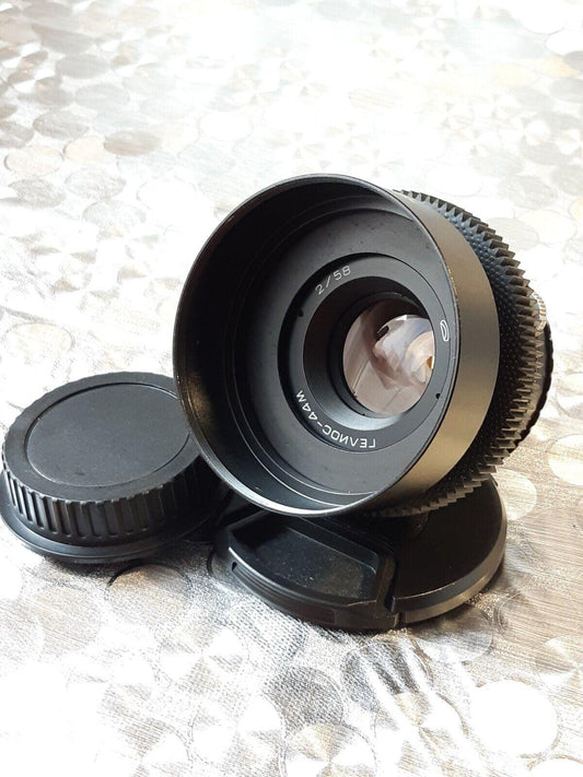 Anamorphic Helios 44M Lens Soviet Cine Mod with Canon EF mount for Canon EOS