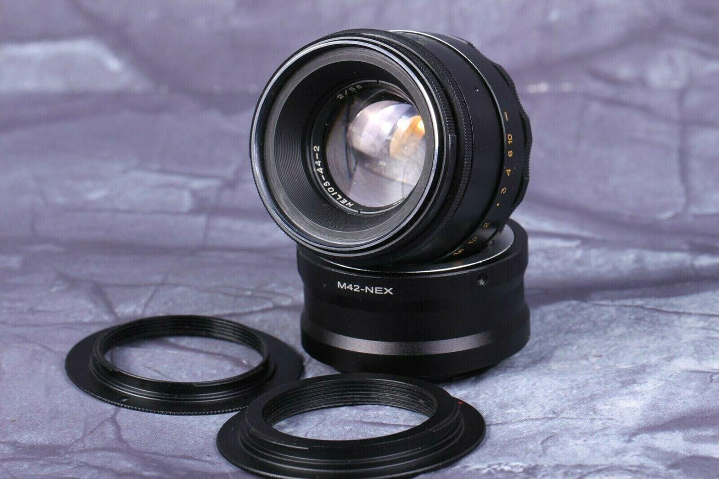 Helios-44-2 58mm F2 Bokeh Portrait Lens DSLR Soviet with SONY NEX
