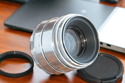 Helios 44 2/58 Silver Lens M39 M42 Bokeh Portrait SLR Soviet